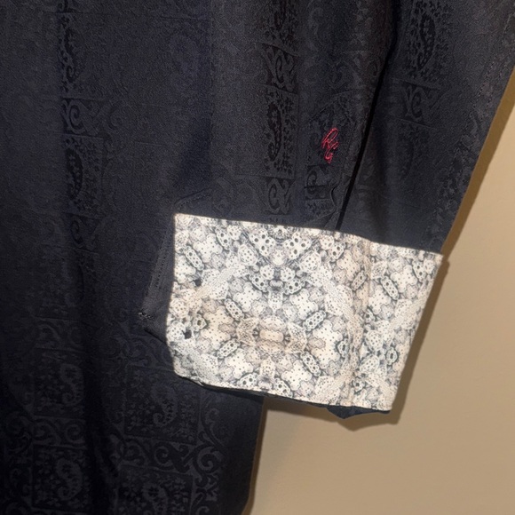 Robert Graham Black Casual Button Down Shirt - Picture 4 of 11